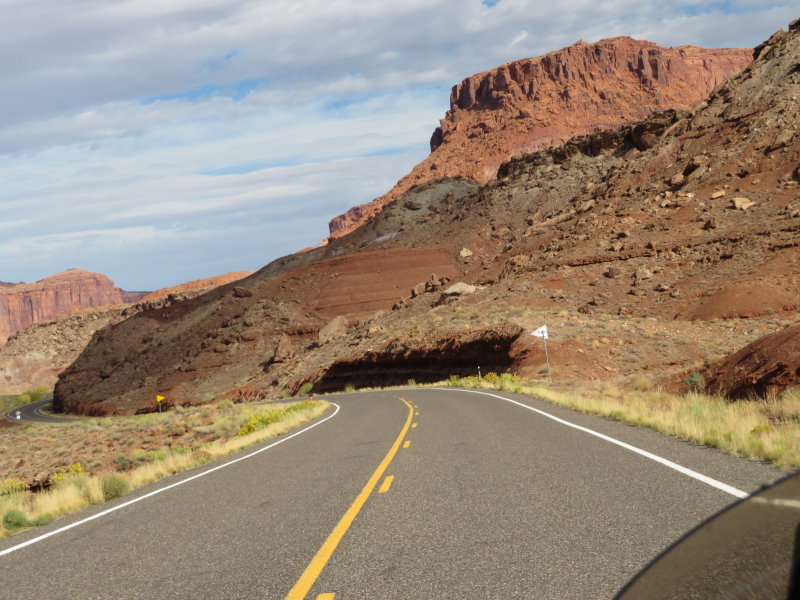 Terrific stretch of road in the Glen Canyon Recreational Area